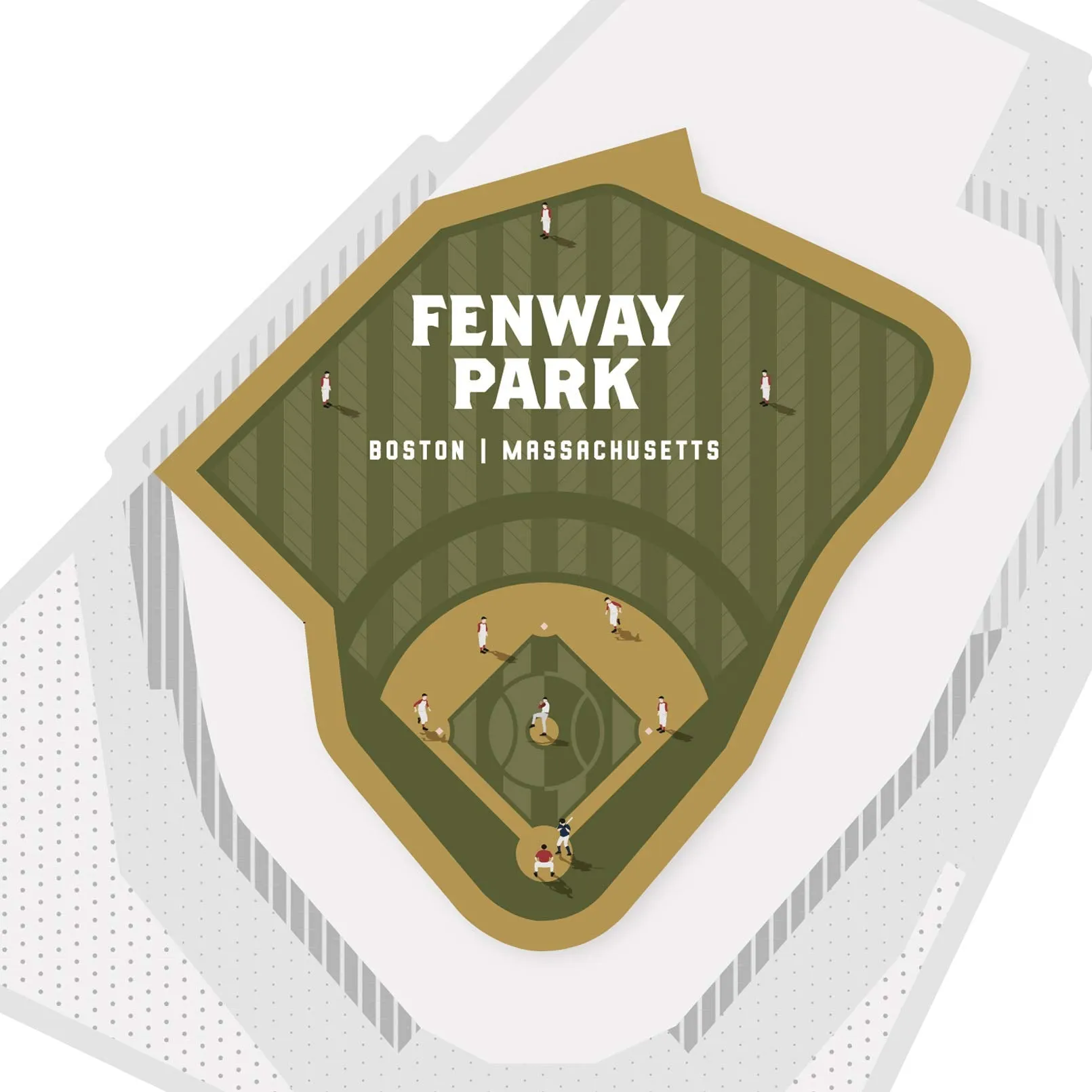 Major League Ballparks Baseball Stadium Scratch Off Map - Baseball Stadium Not