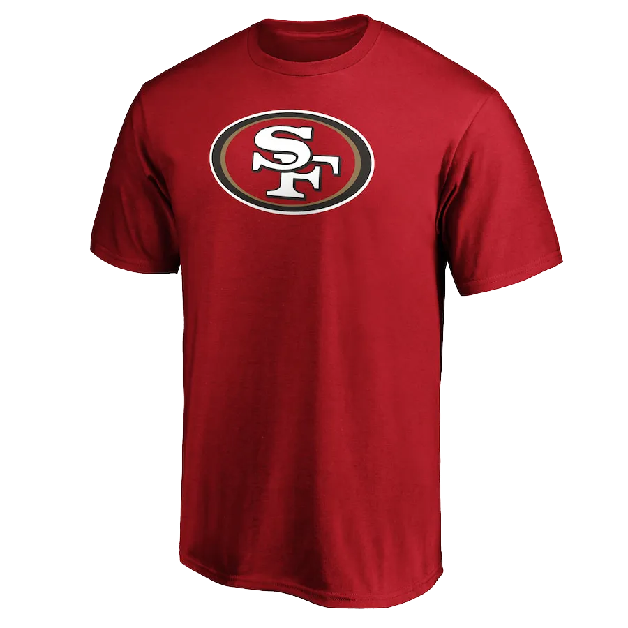 Men's 49ers Cotton Primary Logo Short Sleeve