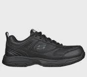 Mens Skechers WORK Dighton Relaxed Fit Runner 77111-BLK Black