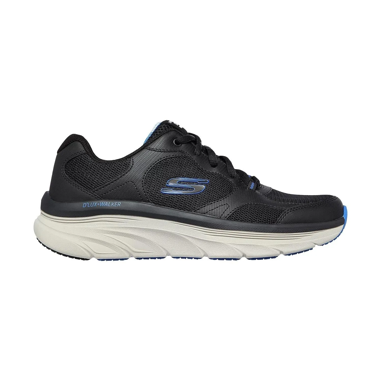 Men's Wide Fit Skechers 232260 D'lux Mainstream Walking Trainers