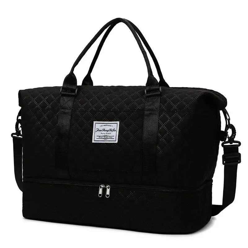 Multi-Purpose Waterproof Travel Tote with Shoe Compartment