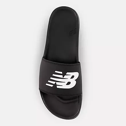 New Balance Men's 200 Slide Sandal Black/White