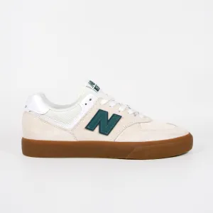 New Balance Numeric - 574 Vulc Shoes - Sea Salt / Teal / Gum