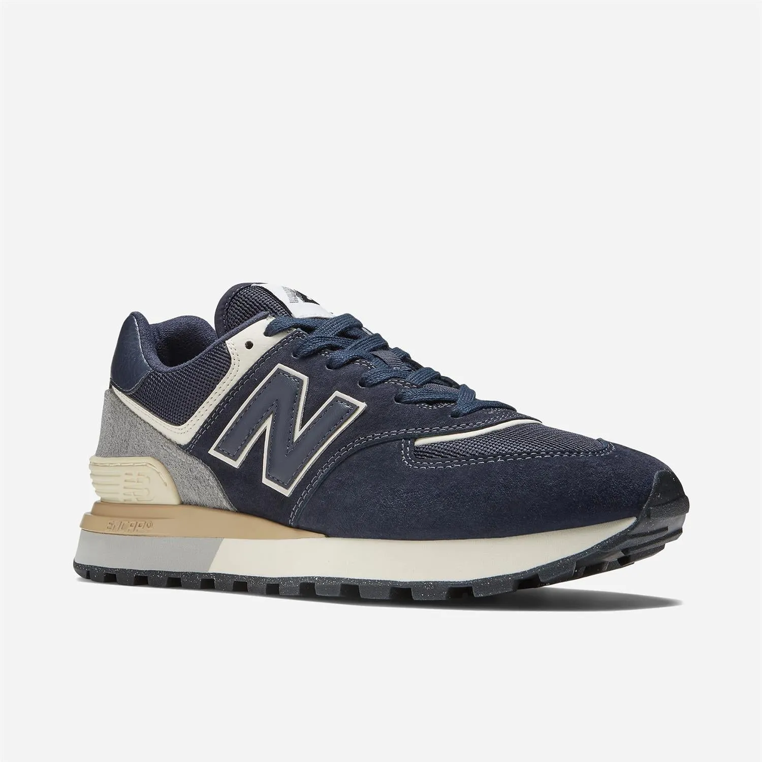 New Balance U574LGBN - Navy/White