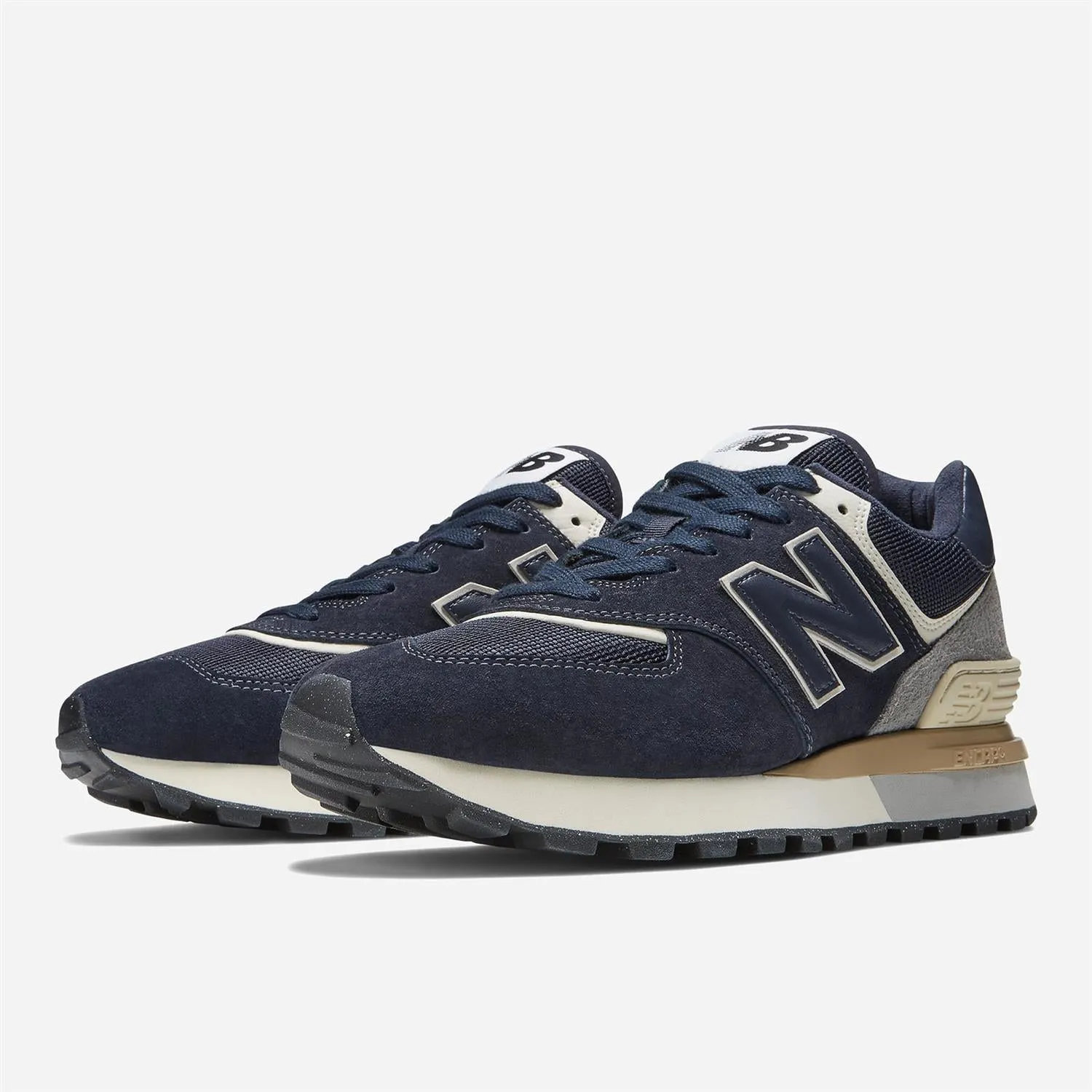 New Balance U574LGBN - Navy/White