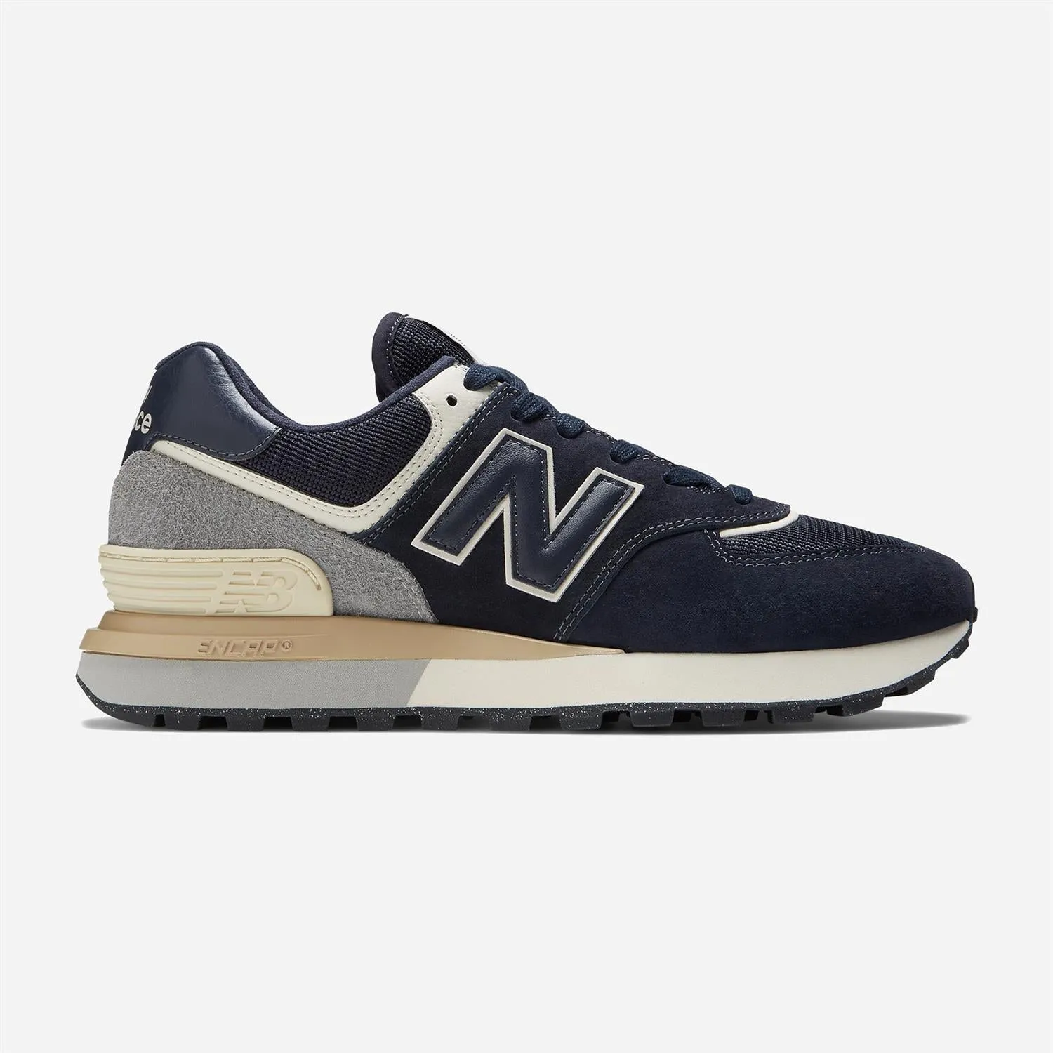 New Balance U574LGBN - Navy/White