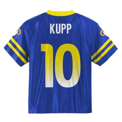 New - NFL Los Angeles Rams Toddler Boys' Short Sleeve Kupp Jersey