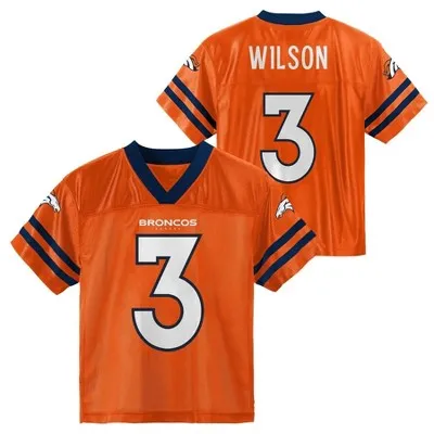 NFL Denver Broncos Toddler Boys' Short Sleeve Wilson Jersey Team Licensed