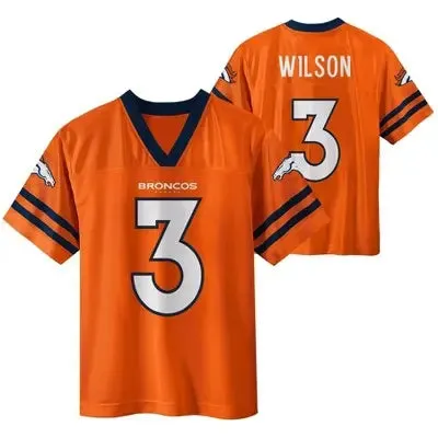 NFL DenverBroncos Boys' Short Sleeve Wilson Jersey Team Officially