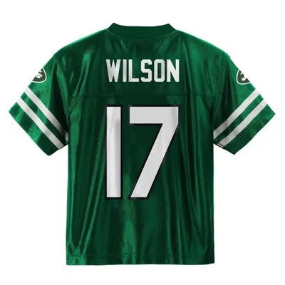 NFL New York Jets Toddler Boys' Short Sleeve Wilson Jersey - 3T