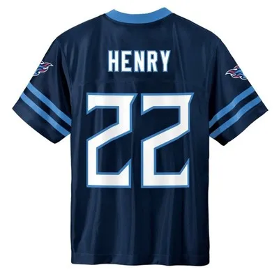 NFL Tennessee Titans Boys' Short Sleeve Henry Jersey - L