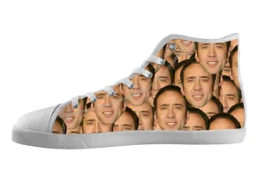 Nicolas Cage Pattern Shoes