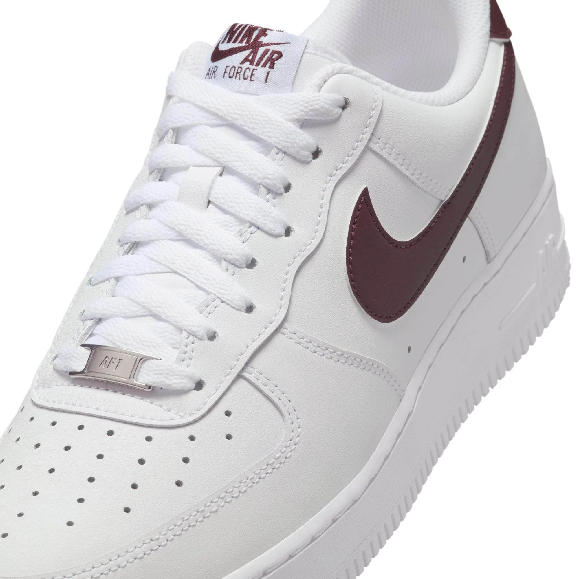 Nike Air Force 1 '07 "White Burgundy Crush" - Men's