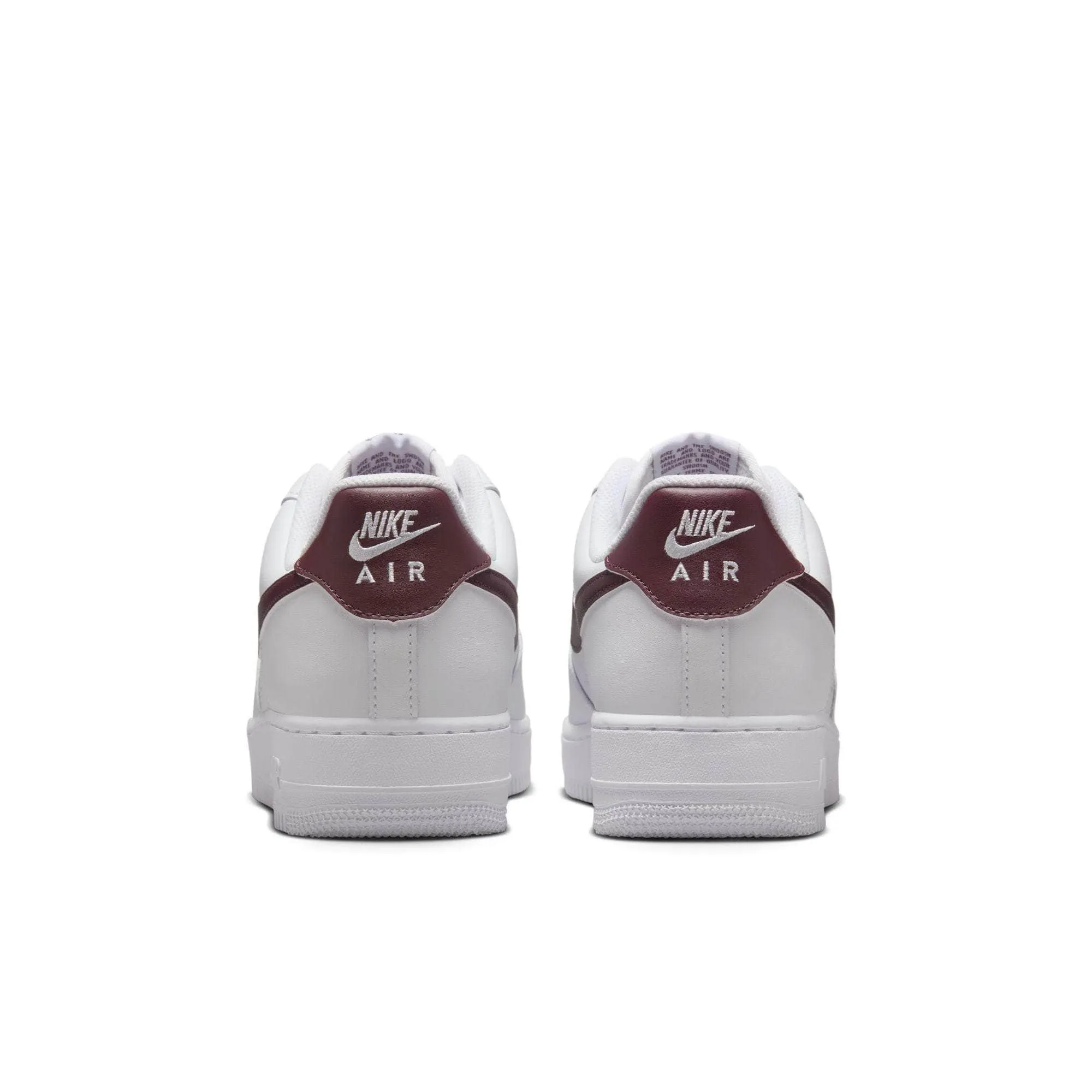 Nike Air Force 1 '07 "White Burgundy Crush" - Men's