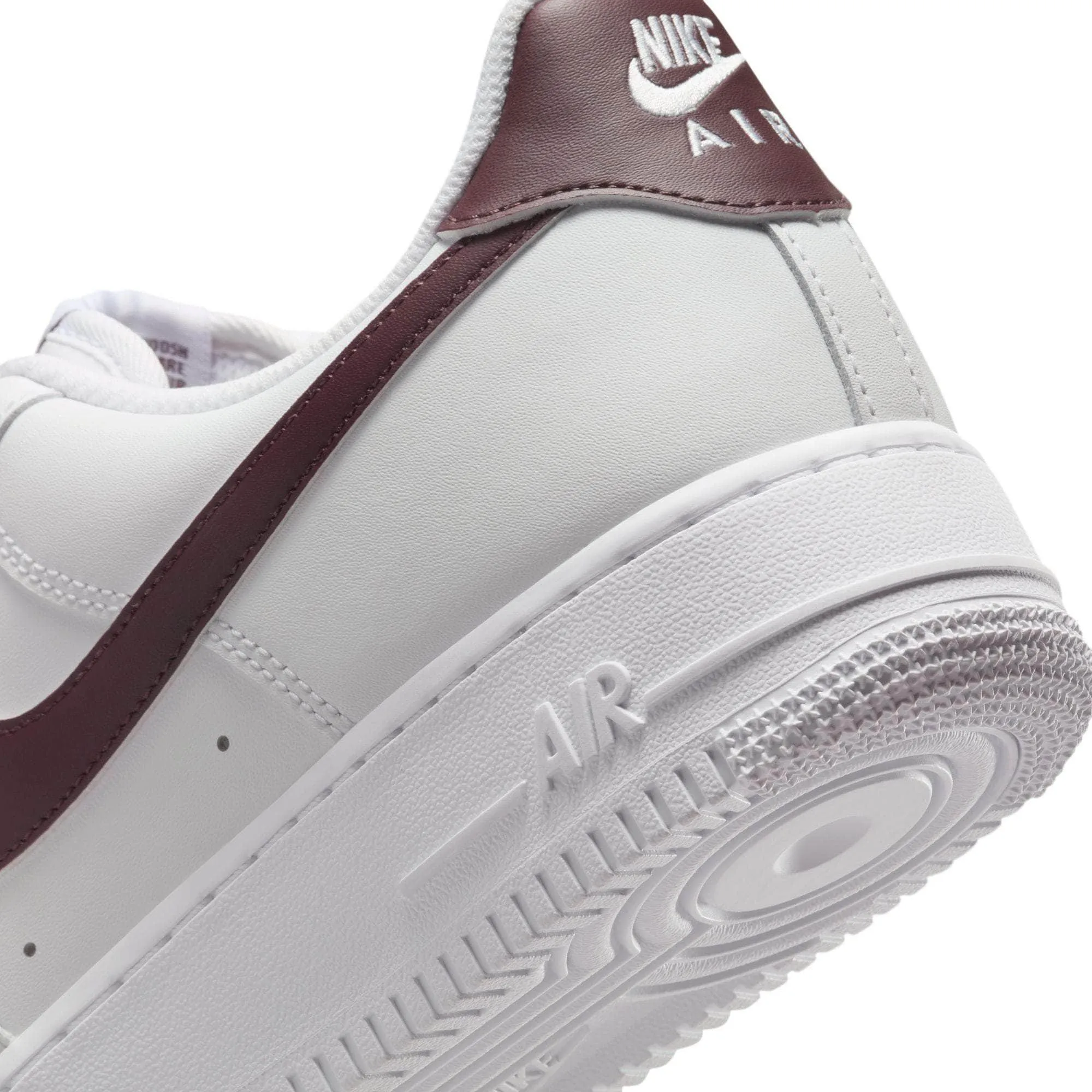 Nike Air Force 1 '07 "White Burgundy Crush" - Men's