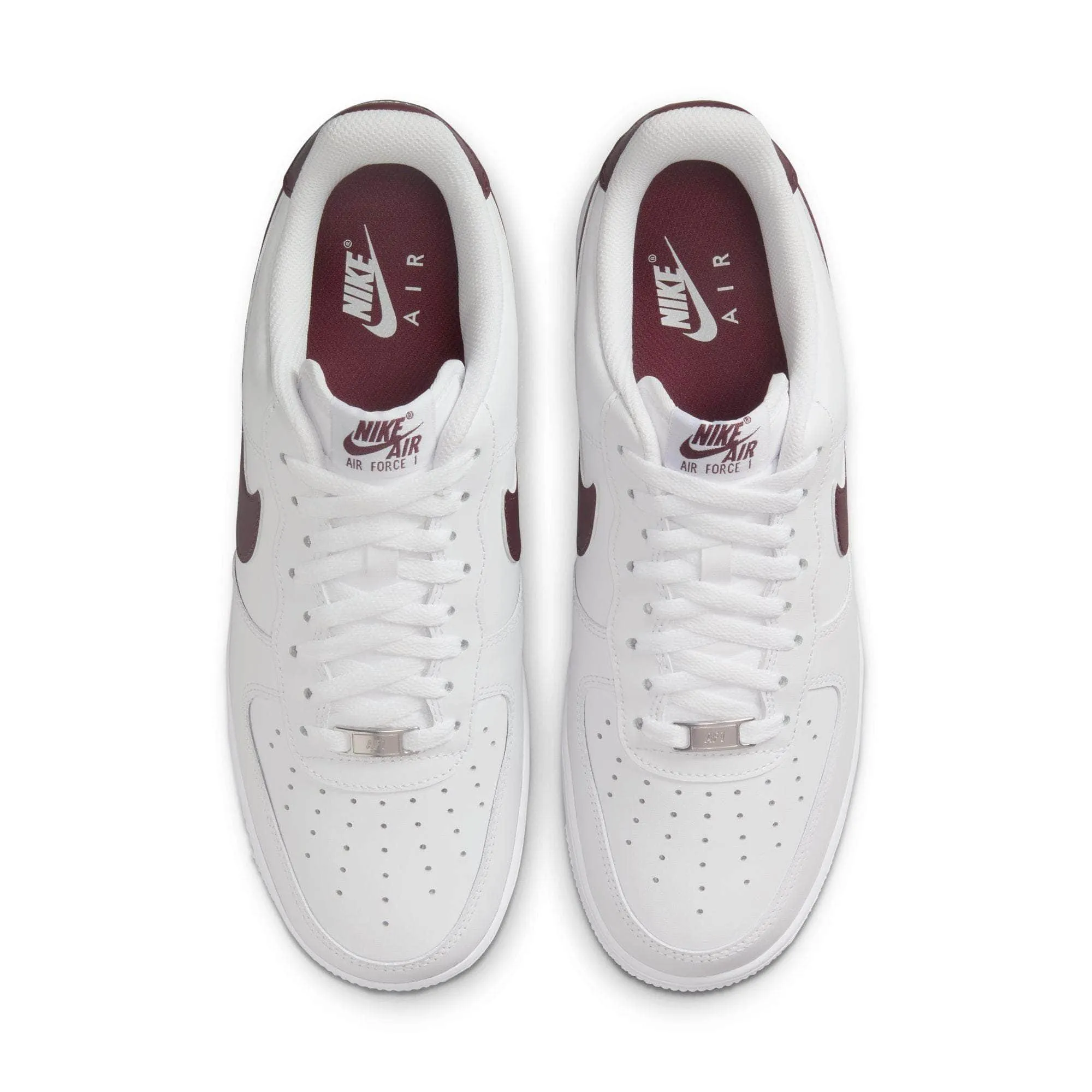 Nike Air Force 1 '07 "White Burgundy Crush" - Men's