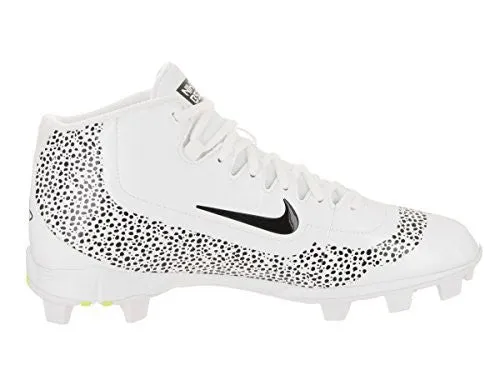 Nike Men's Huarache 2KFilth Keystone Mid White/Black/White Baseball Cleat 10.5 Men US