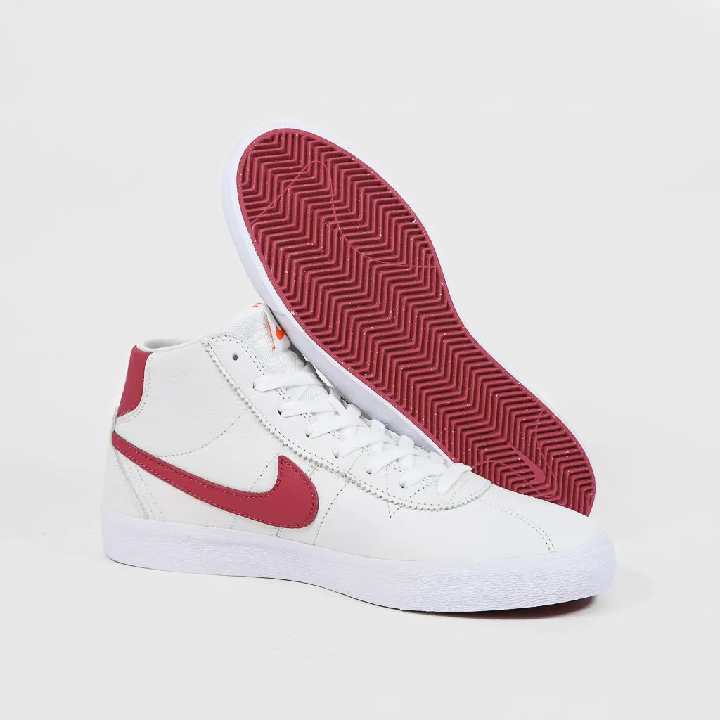 Nike SB - Bruin High Orange Label Shoes - White / Sweet Beet