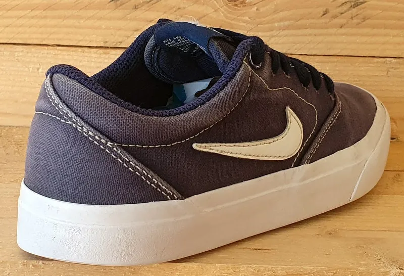 Nike SB Skateboard Charge Canvas Trainers UK3/US3.5Y/EU35.5 CQ0260-400 Blueblack