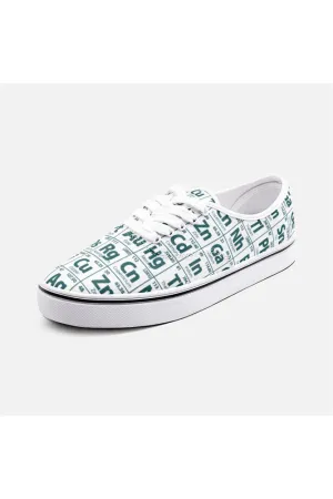 Periodic Table of Elements Unisex Canvas Sneakers