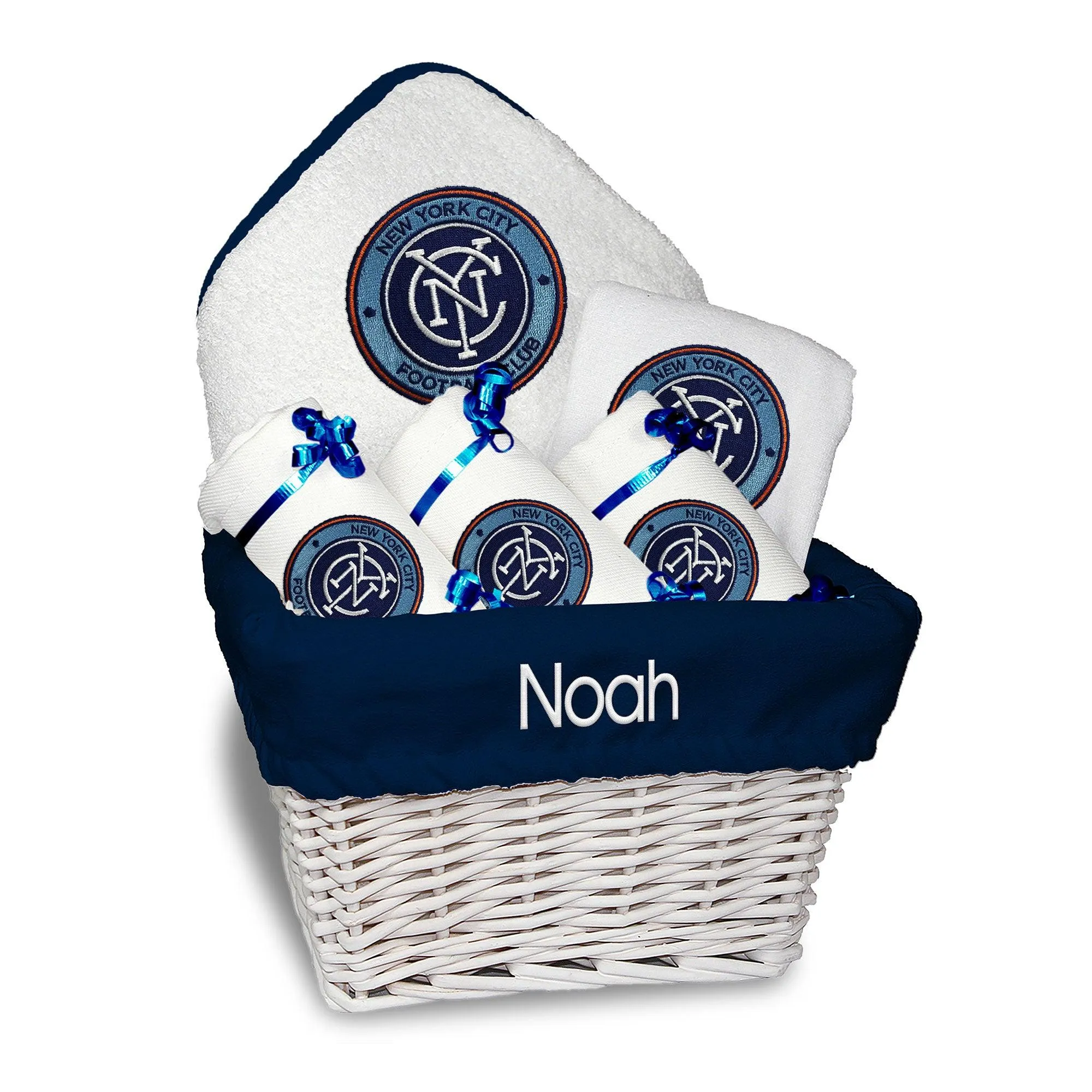 Personalized New York City FC Medium Basket - 6 Items