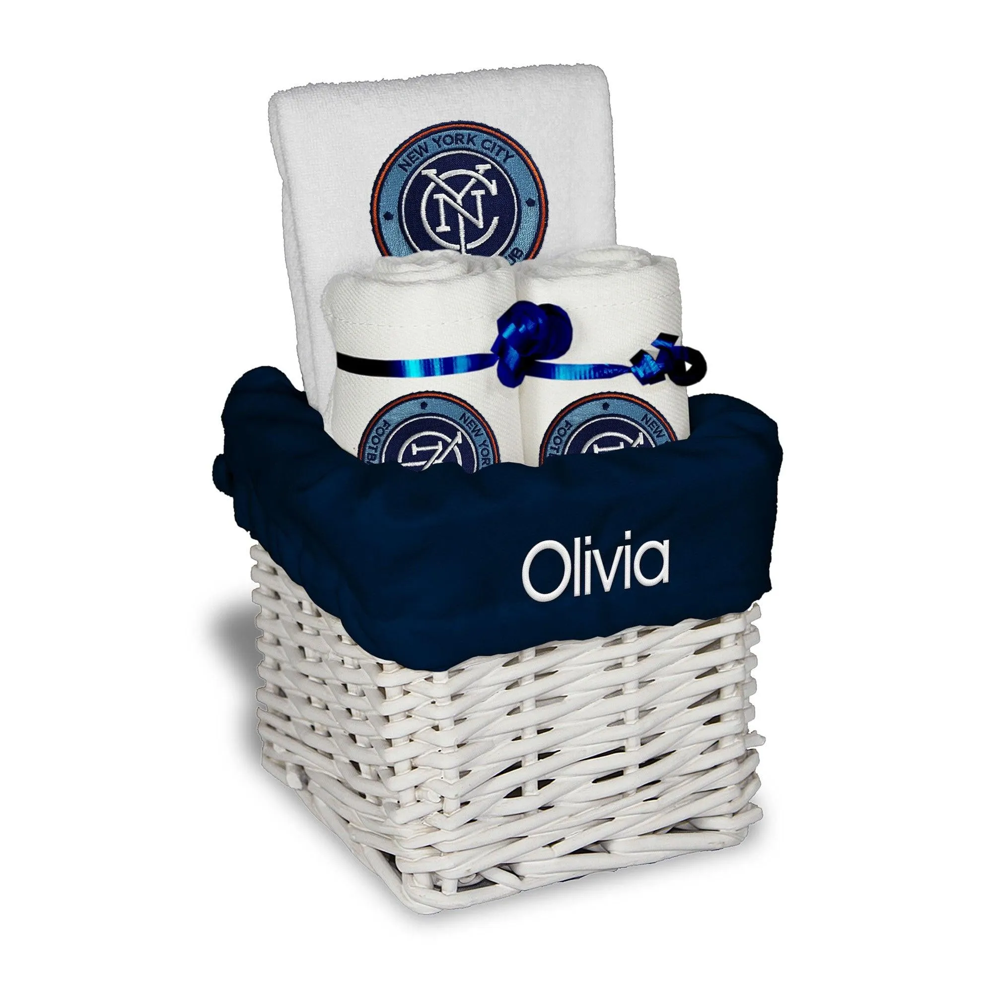 Personalized New York City FC Small Basket - 4 Items