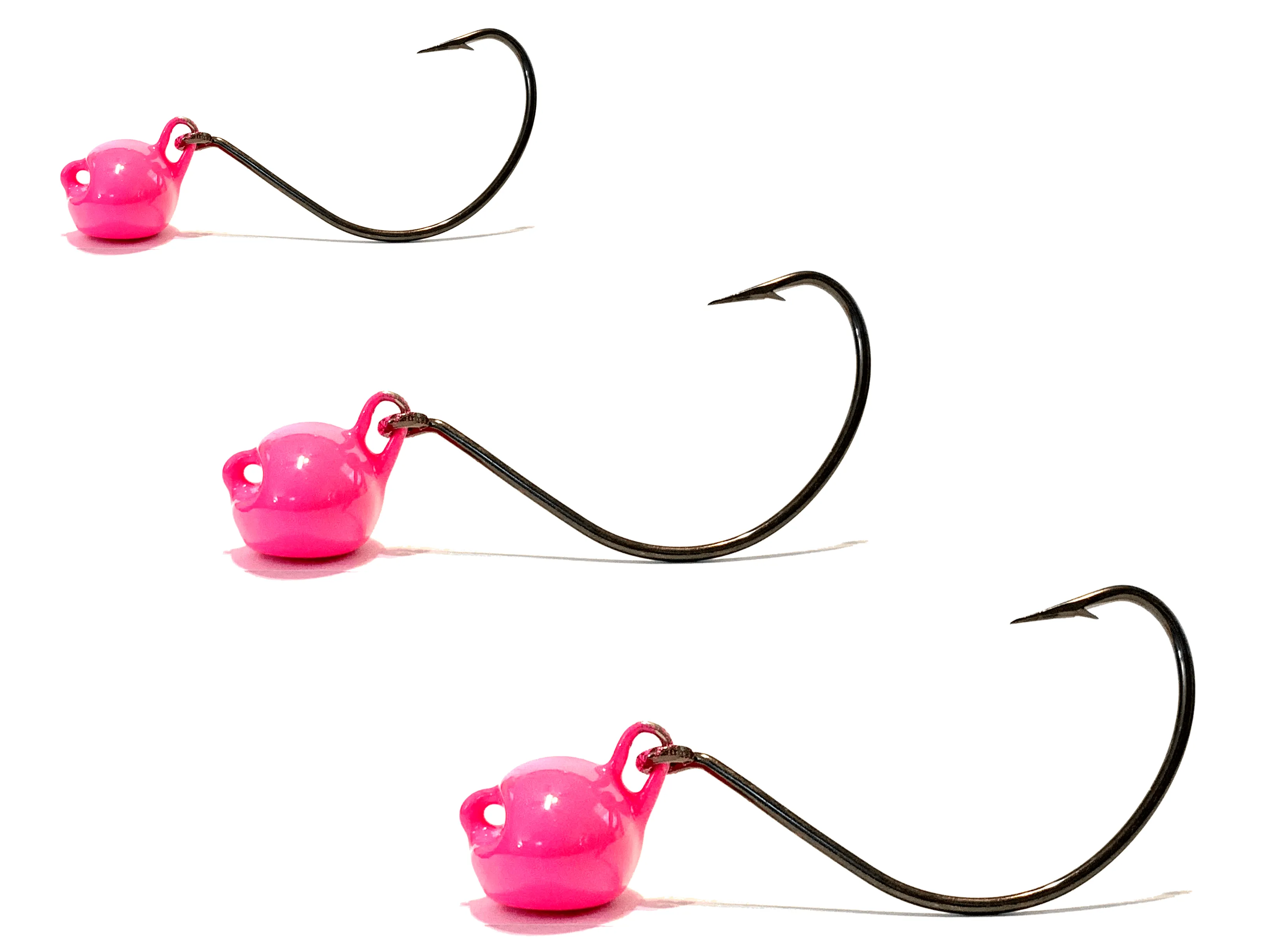 Pink Live Bait Jig Heads