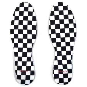 Relax Insoles Print · Checkered Black/White