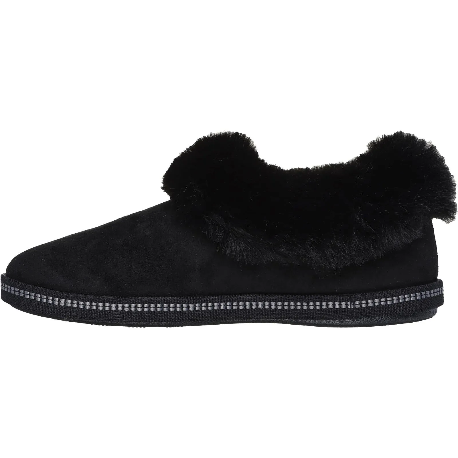 Skechers Womens Cozy Campfire Suede Memory Foam Clog Style Slipper