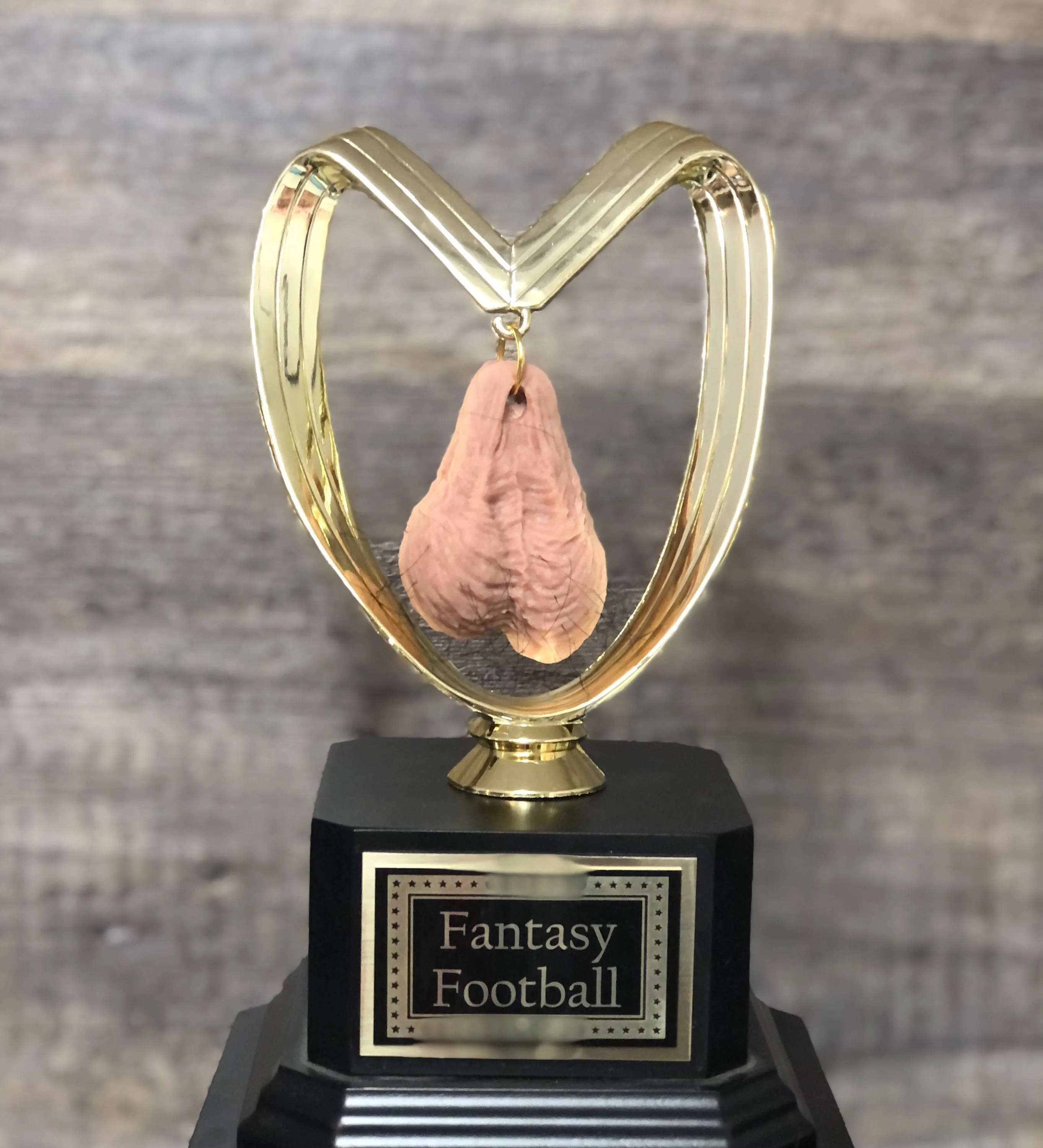 Soccer Trophy Loser Trophy Perpetual You Suck Balls Testicle Trophy Last Place Trophy You've Got Balls Funny Trophy Adult Humor Testicle