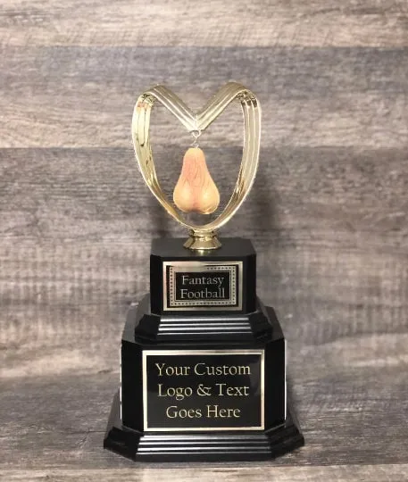 Soccer Trophy Loser Trophy Perpetual You Suck Balls Testicle Trophy Last Place Trophy You've Got Balls Funny Trophy Adult Humor Testicle