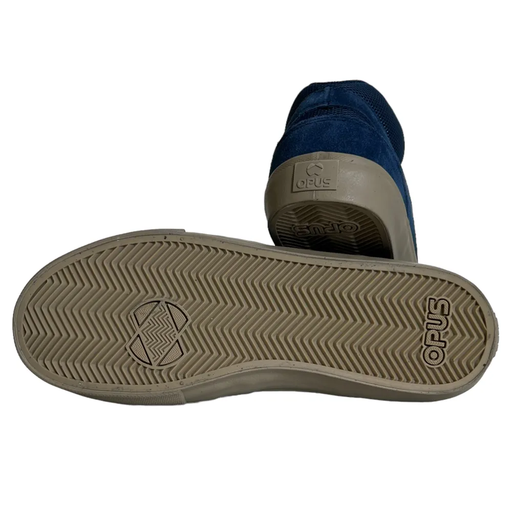 Standard Mid Opus Footwear Navy Cream Suede Shoes