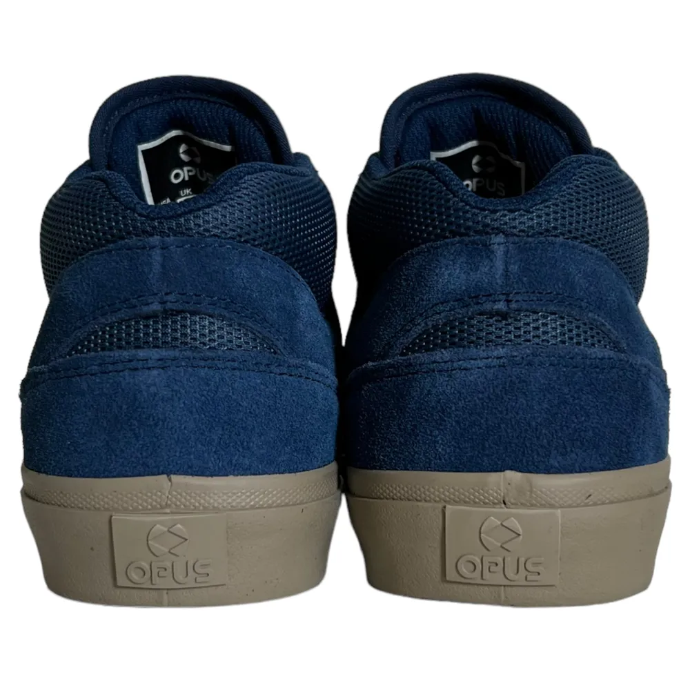 Standard Mid Opus Footwear Navy Cream Suede Shoes