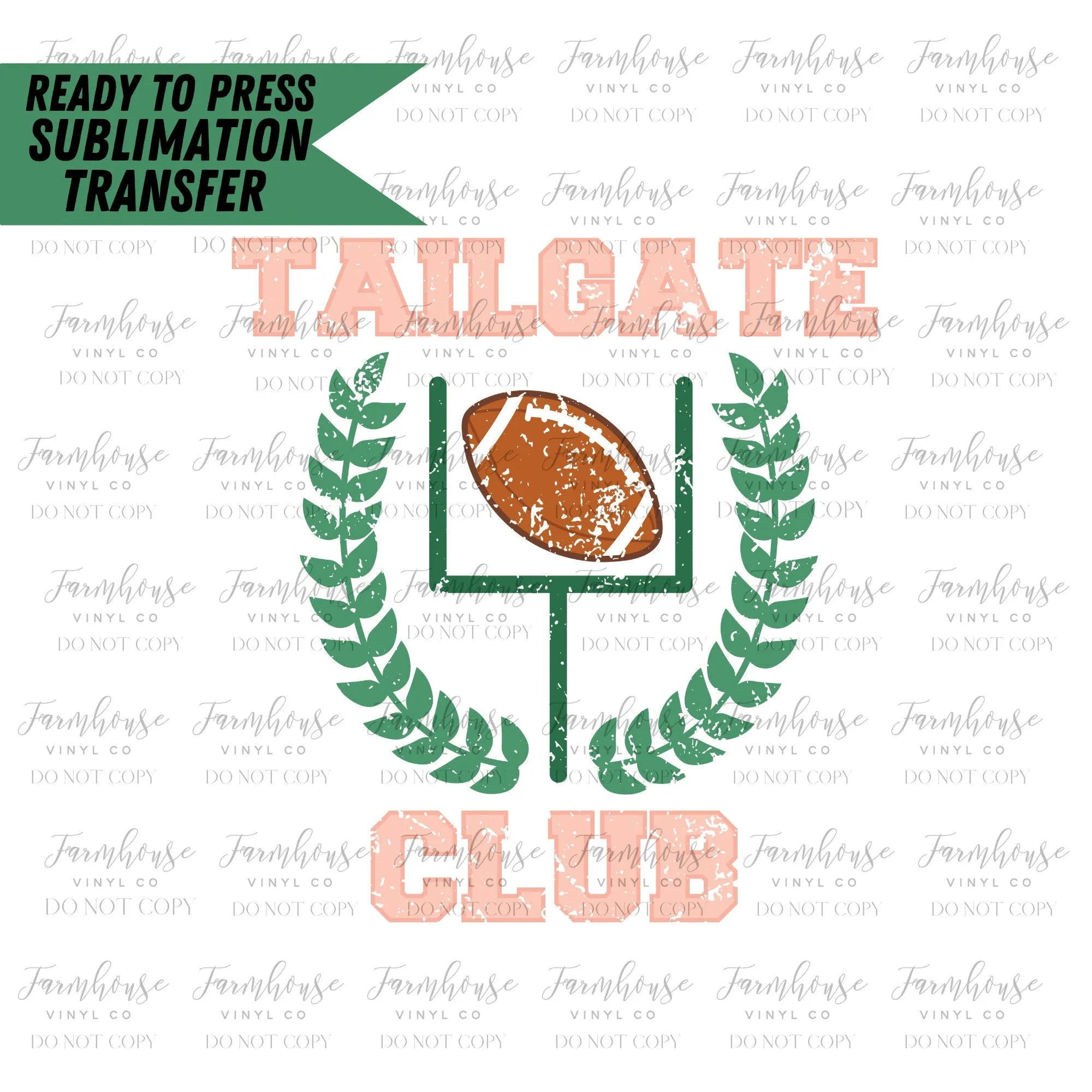 Tailgate Club Football, Ready to Press Sublimation Transfer, Team Mom, Heat Transfer Design, Team Sport Designs, Friday Night Lights