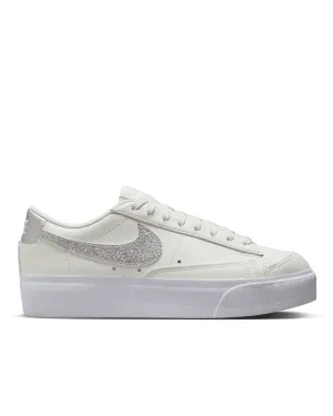 Women's Blazer Low Platform Summit White/Metallic Silver/Sail